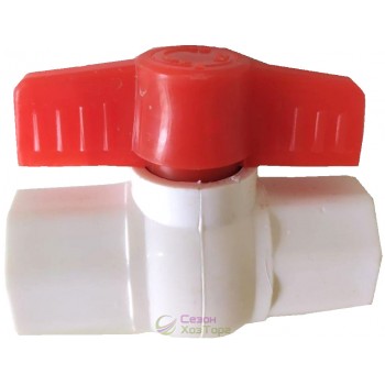 Кран кульовий пластиковий Преміум 3/4"